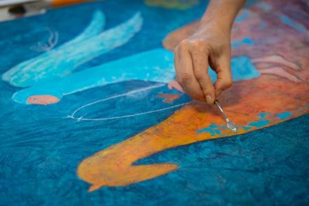 57 MTLS Trebnje - Natalia Berezina med ustavrjanjem, detajl, foto Bostjan Pucelj